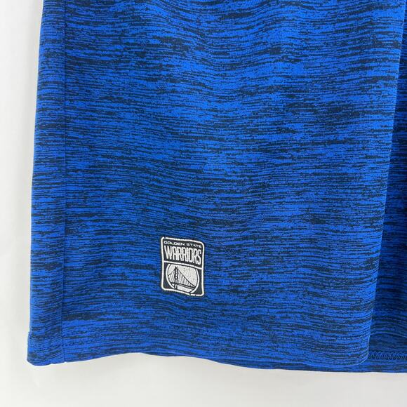NBA LARGE Unisex Blue Fitted Golden State Warriors Basketball Tee Shirt T-Shirt - Picture 5 of 8